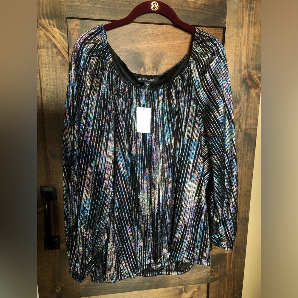 Woven blouse by Colleen Lopez